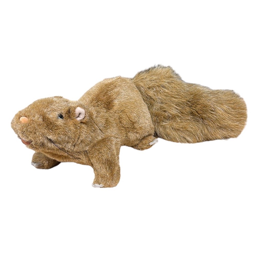 Folkmanis Brown Squirrel Plush Hand Puppet 20" Excellent Preowned Condition